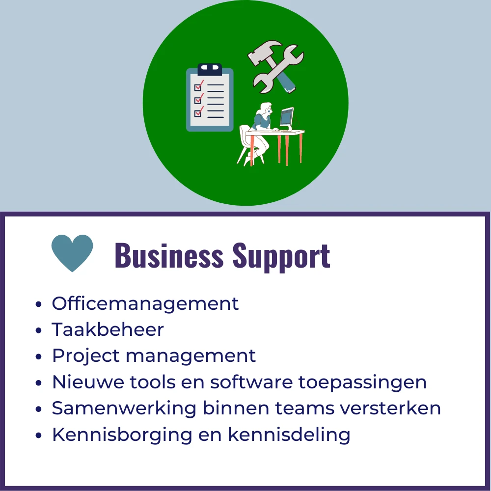 Business support | Ondersteuning voor ondernemer | Meer gemak in bedrijfsvoering