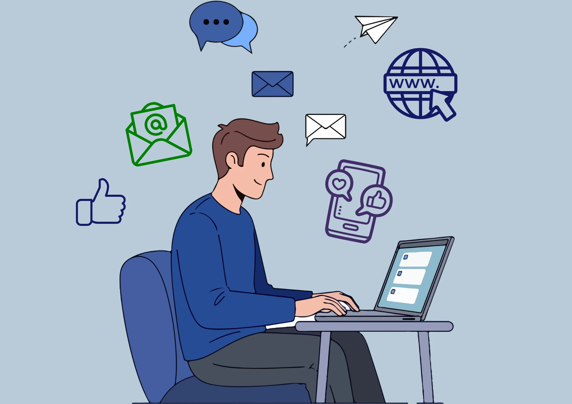 Samenhang website, social media en e-mailmarketing
