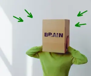 Afbeelding van een brein als kennissysteem dat overprikkeld raakt|meer grip overzicht en rust in je hoofd door een kennissysteem