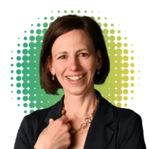 Profielfoto Monique Botermans gekleurde achtergrond
